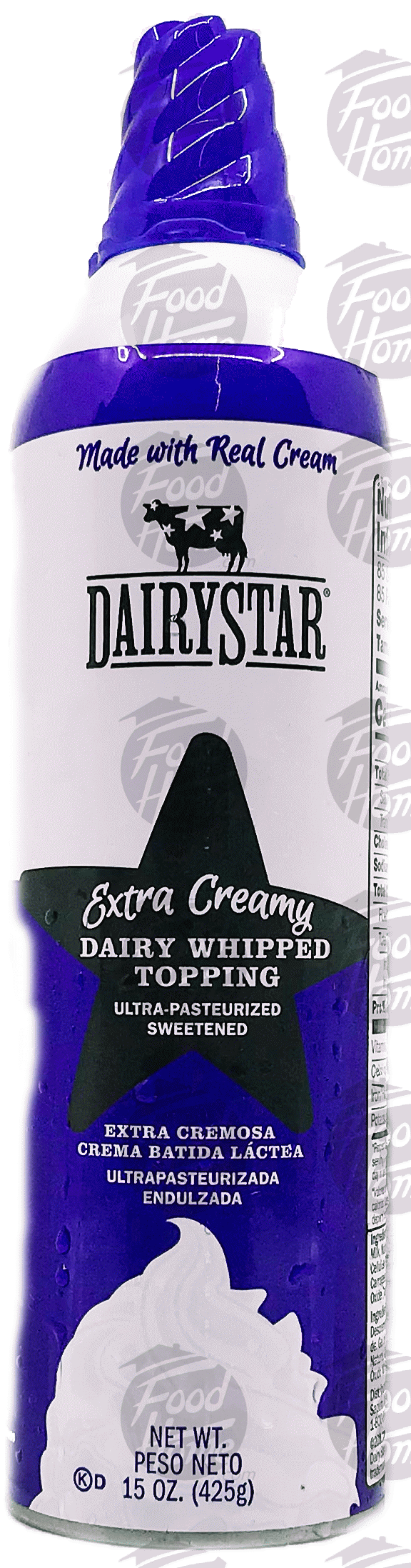 Dairy Star  extra creamy dairy whipped topping, aersol can Full-Size Picture